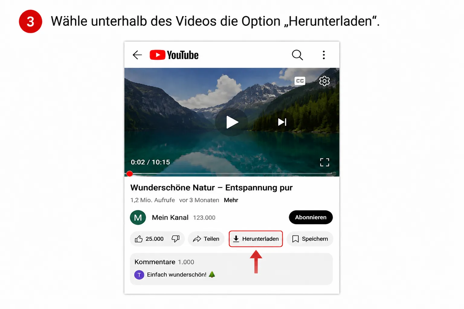 YouTube-Video herunterladen: So geht’s einfach und schnell 5 unterhablb-des-videos-options