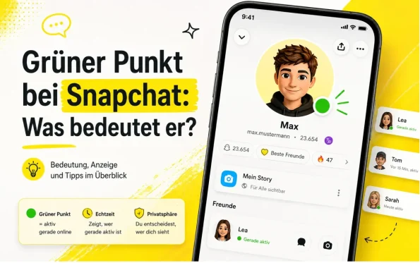 grüner punk bei snapchat