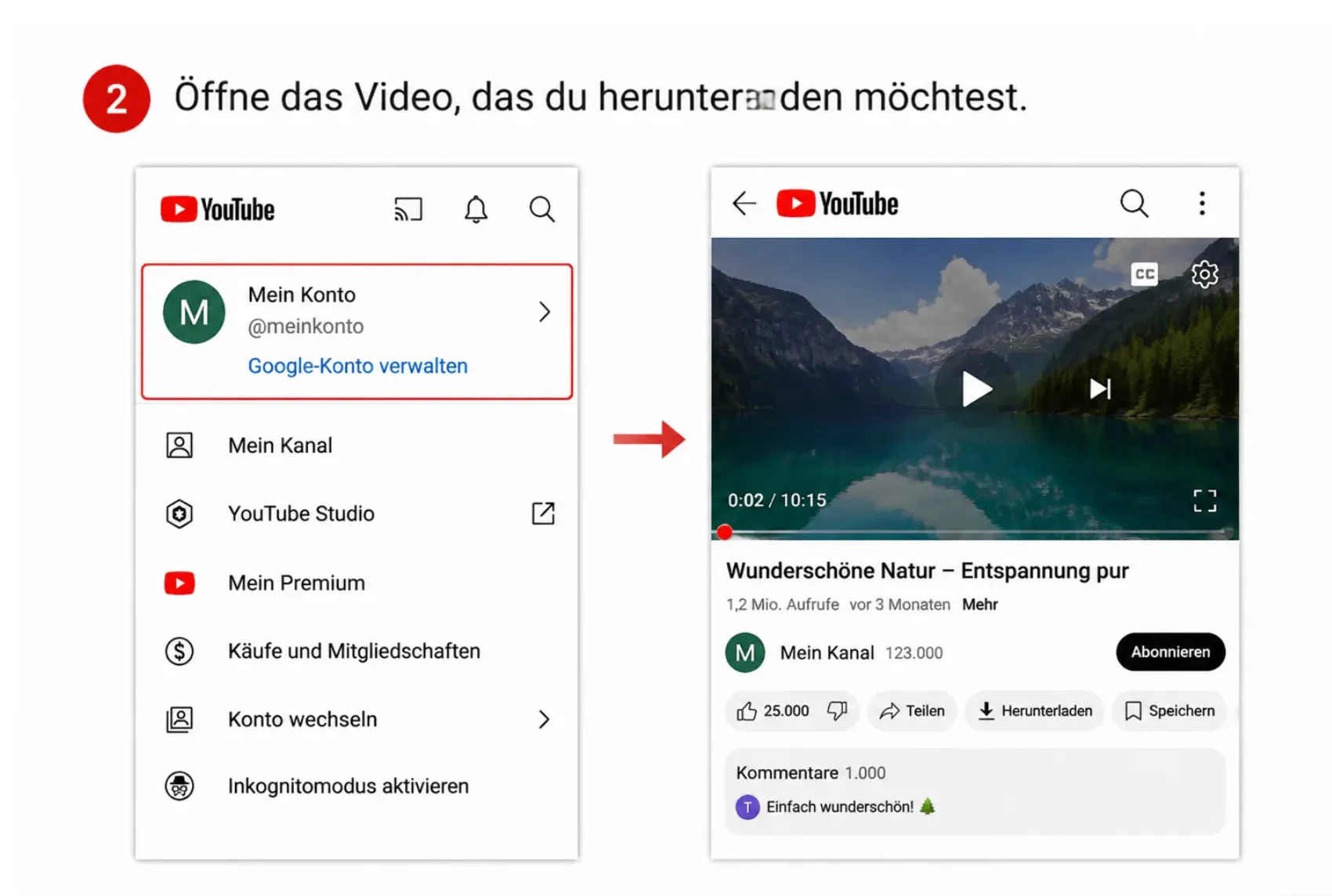 YouTube-Video herunterladen: So geht’s einfach und schnell 4 youtube mein konto