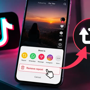 TikTok erneut veröffentlichen löschen: So machst du einen Repost rückgängig