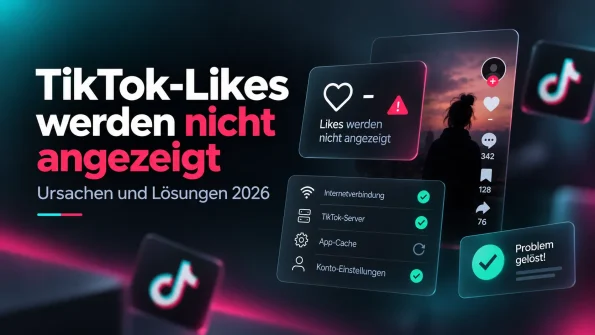 tiktok likes werden nicht angezeigt