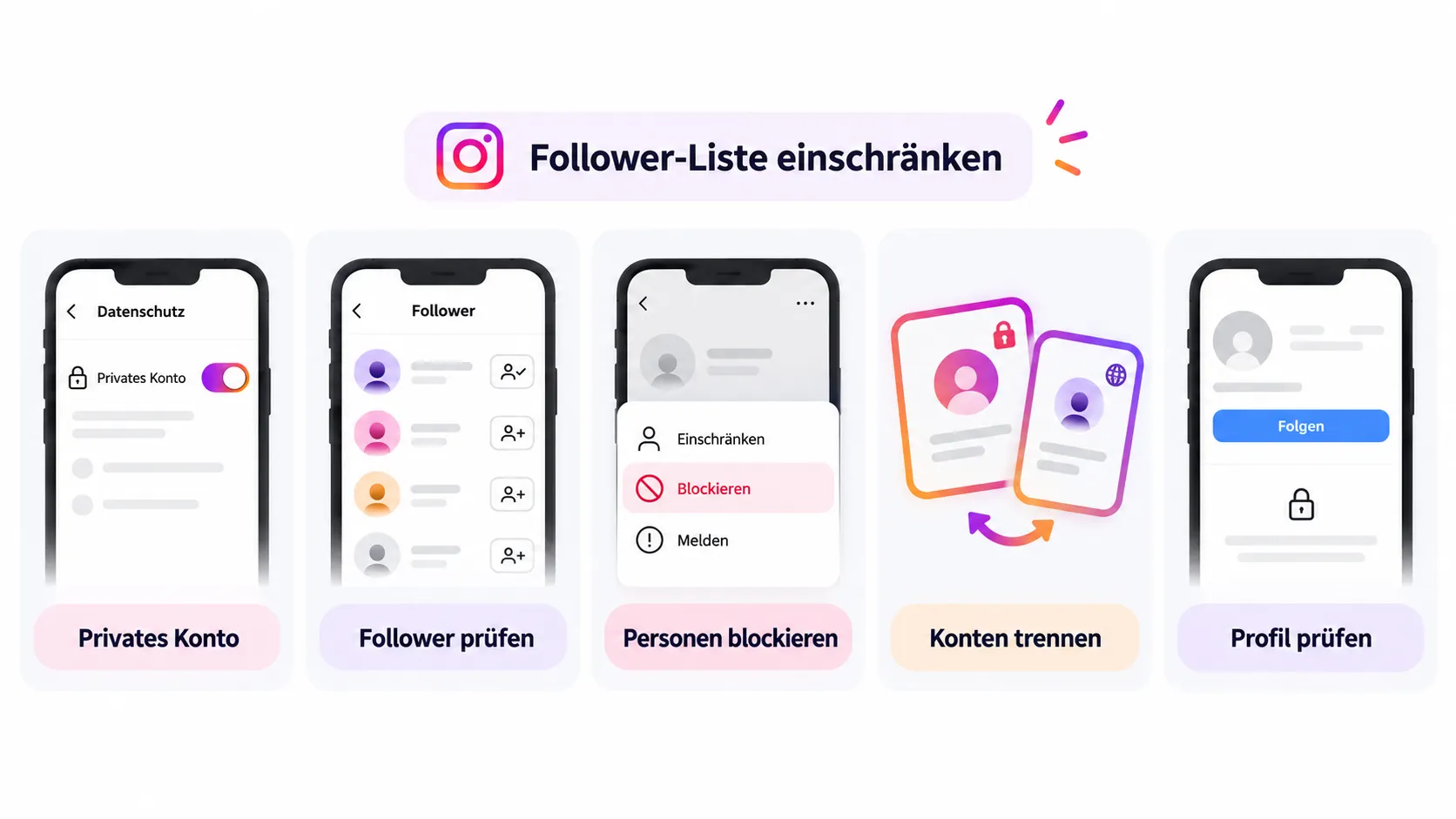 Instagram-Follower verbergen: So funktioniert es 2026 4 instagram follower liste sichtbarkeit einschraenken