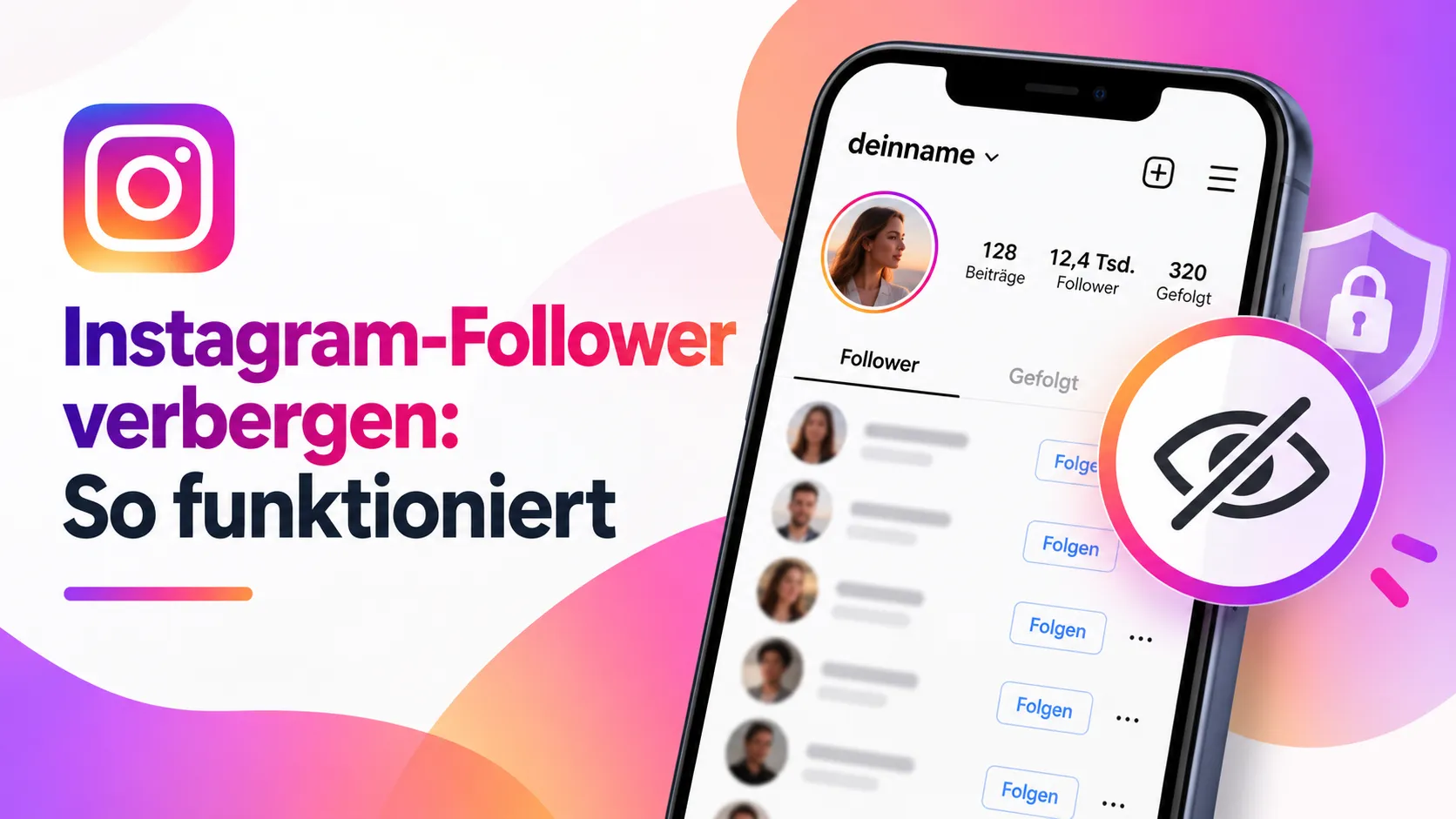 instagram follower verbergen