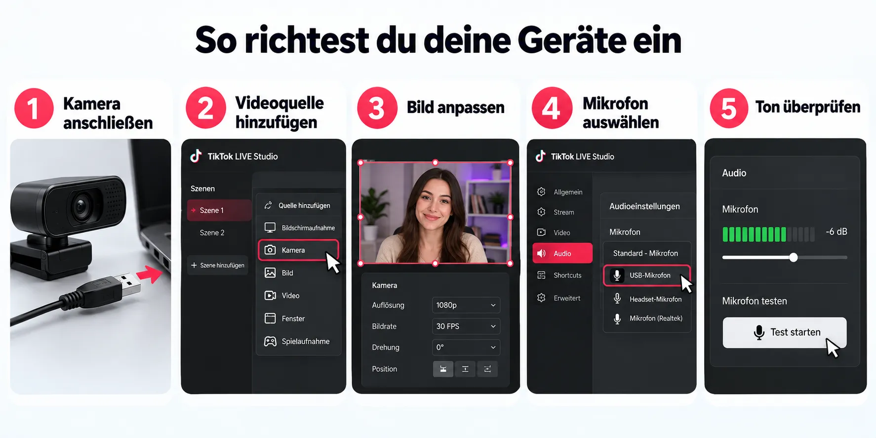 TikTok LIVE Studio: So startest du deinen Livestream am PC 4 tiktok live studio mikrofon einstellen