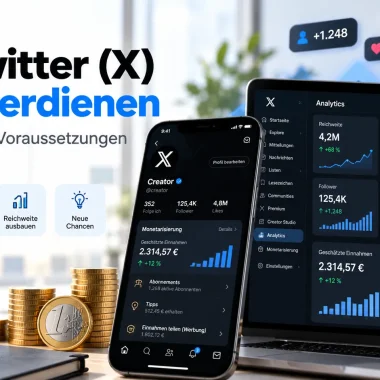 Mit Twitter (X) Geld verdienen: Möglichkeiten, Voraussetzungen und Einnahmen