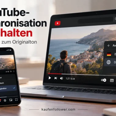 YouTube automatische Synchronisation ausschalten: Zurück zum Originalton