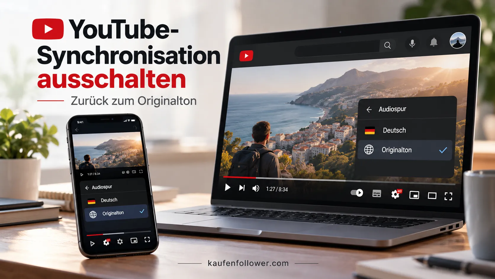 youtube studio synchronisation ausschalten